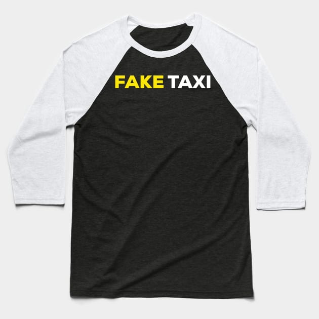 fake taxi tshirt Baseball T-Shirt by DavidAdel